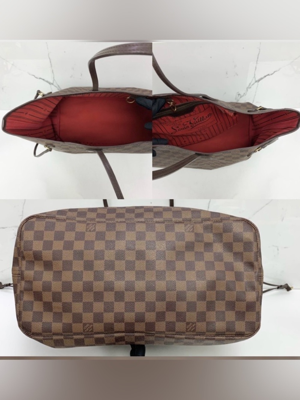 Louis vuitton Neverfull GM damier ebene - Picture 4 of 10
